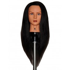 24" Cosmetology Mannequin Head with Human Hair - Lindsey 