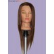 24" Cosmetology Mannequin Head with Human Hair - Daisy