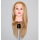 24" Cosmetology Mannequin Head with Human Hair - Amelia