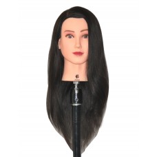 24" Cosmetology Mannequin Head with Human Hair - Emma