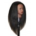 Afro Coarse 100% Real Hair Mannequin Head Hairdresser Training Head Manikin Cosmetology Head-Hazel