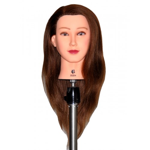 22 Cosmetology Mannequin Head with Human Hair - Helen
