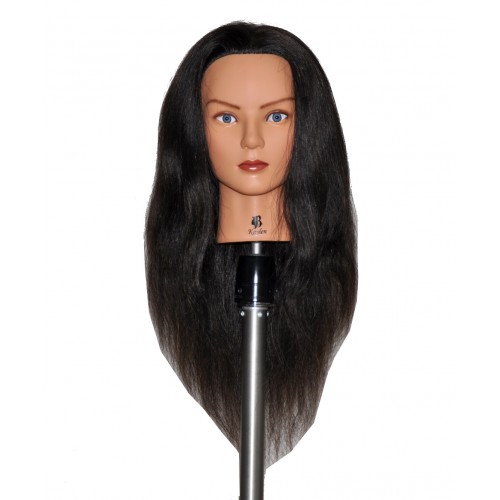 24 Cosmetology Mannequin Head with Human Hair - Kaylen