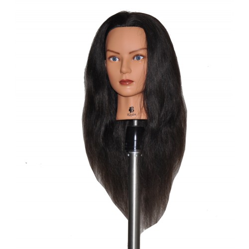 24 Cosmetology Mannequin Head with Human Hair - Kaylen