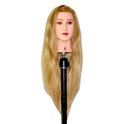 26 Cosmetology Mannequin Head with Synthentic Fiber- Natalie