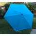 BELLRINO Replacement Lake Blue Umbrella Canopy for 9 ft 6 Ribs