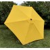 BELLRINO Replacement Yellow Umbrella Canopy for 9 ft 6 Ribs
