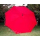 BELLRINO Replacement Chinese Red Umbrella Canopy for 9 ft 8 Ribs