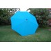 BELLRINO Replacement Lake Blue Umbrella Canopy for 9 ft 8 Ribs