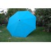 BELLRINO Replacement Lake Blue Umbrella Canopy for 10 ft 8 Ribs