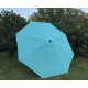 BELLRINO Replacement Peacock Blue Umbrella Canopy for 10 ft 8 Ribs