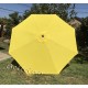 BELLRINO Replacement Yellow Umbrella Canopy for 9 ft 8 Ribs